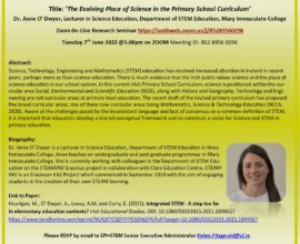 The Evolving Place of Science in the Primary School Curriculum – EPI-STEM SCIENCE EDNeT Research Seminar